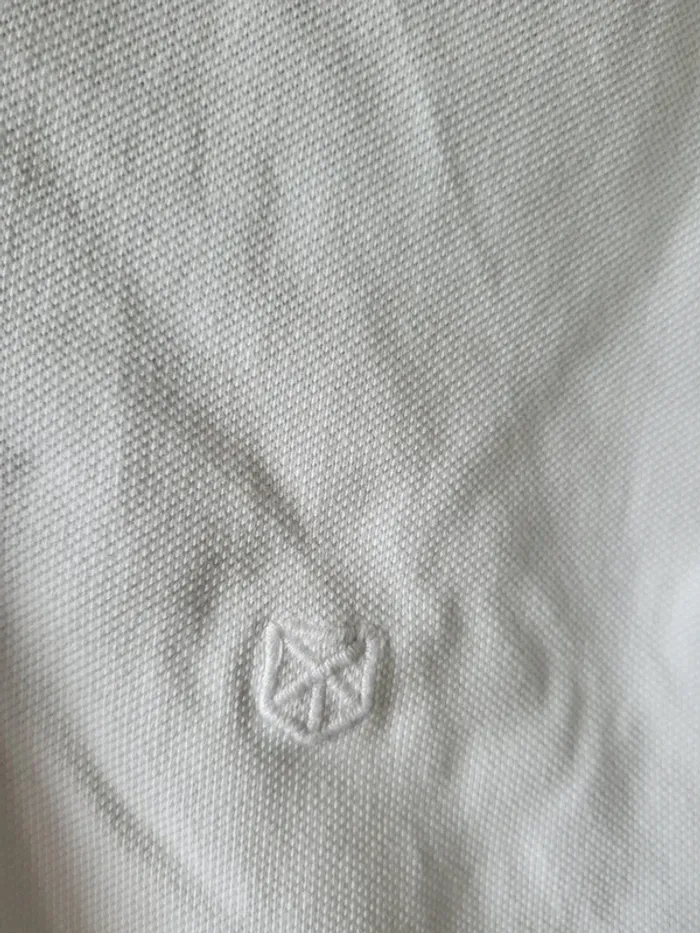 Polo blanc uni Jack&Jones XL slim fit - photo numéro 5