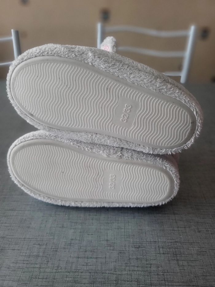 Chaussons lapin blanc Taille 32 - photo numéro 3
