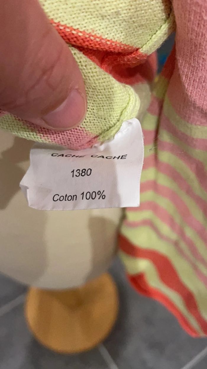 Haut coloré col en v cache cache - photo numéro 8