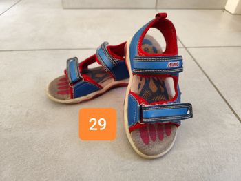 Sandales primigi 29 bleu et rouge