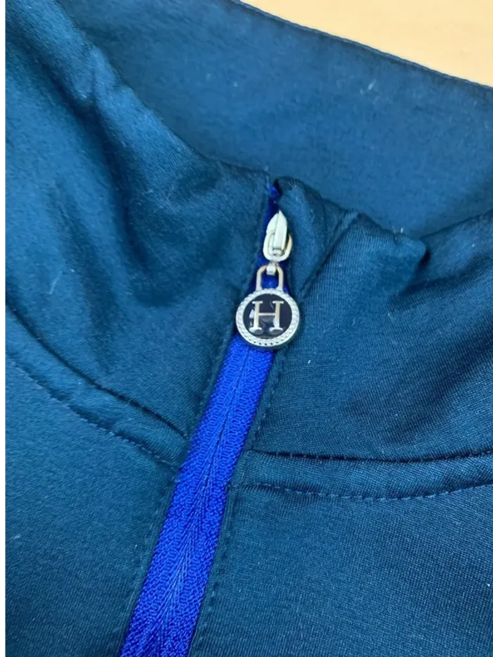 Haut technique Harcour / Polo Manches Longues – Bleu Marine – Taille L - photo numéro 4
