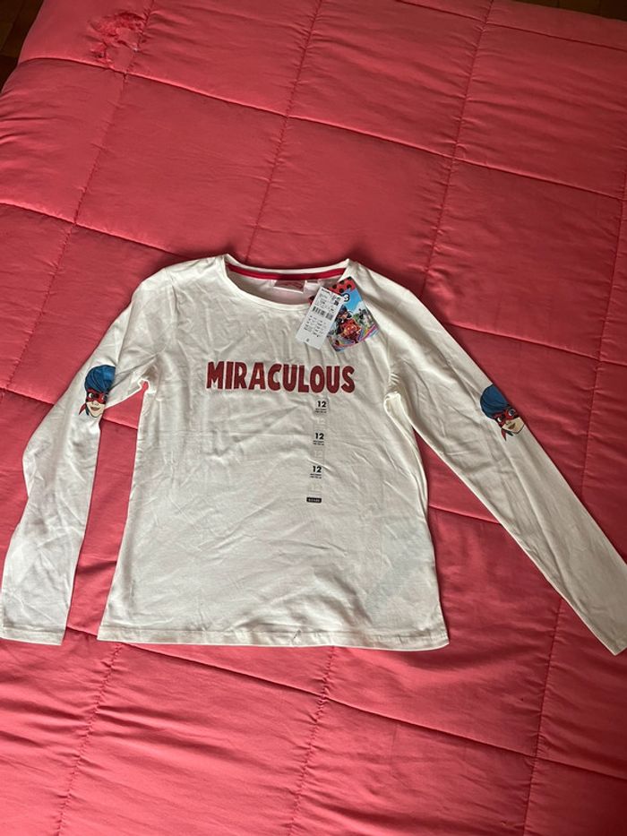T-shirt fille manche longue Miraculos