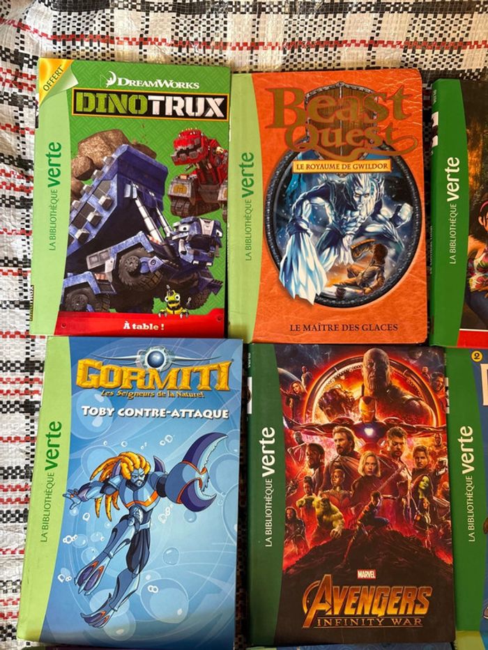 Lot de 9 livres bibliothèque verte - photo numéro 2