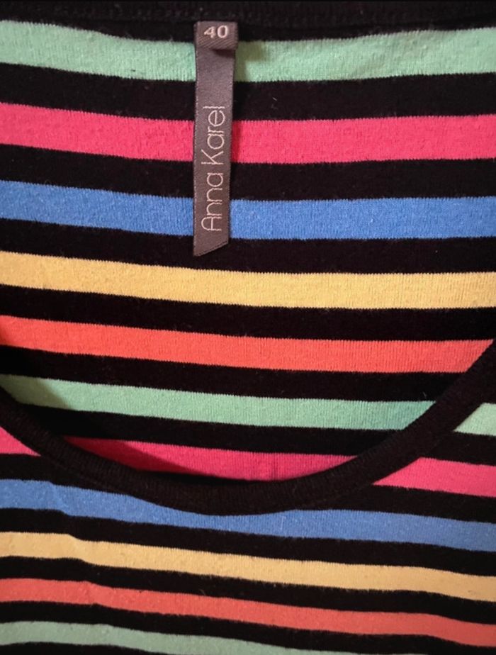 Robe longue rayé - photo numéro 2