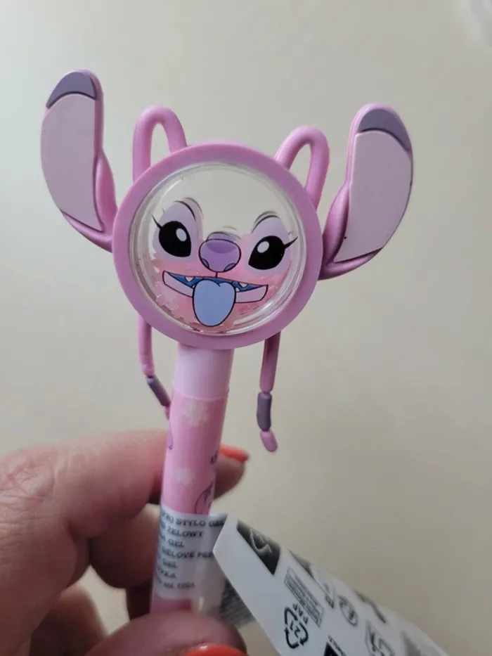 Stylo à paillettes à secouer Stitch angel - photo numéro 5