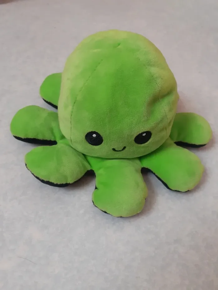 Poulpe peluche bicolore