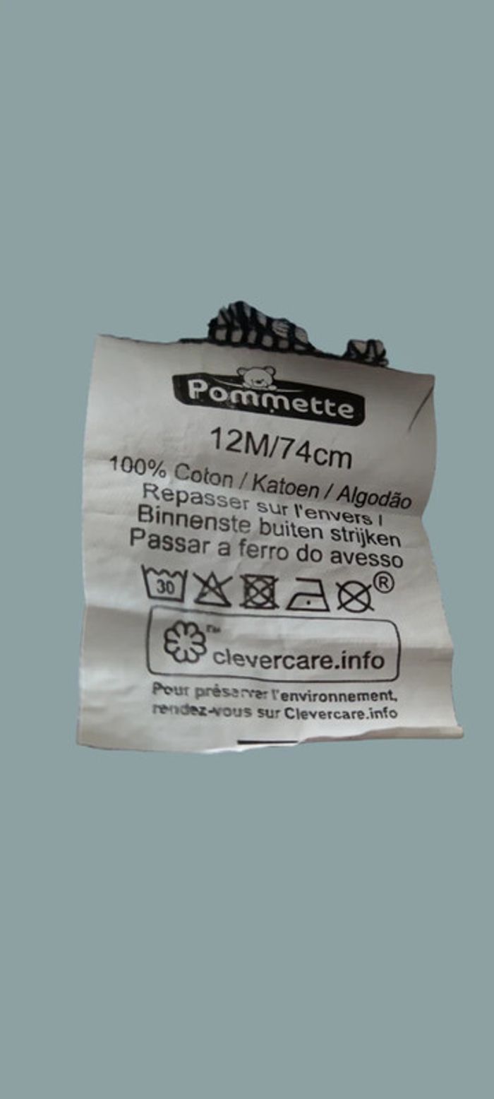 Ensemble tee-shirt + pantalon garçon - T. 12 mois - photo numéro 7