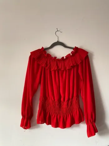 Blouse rouge