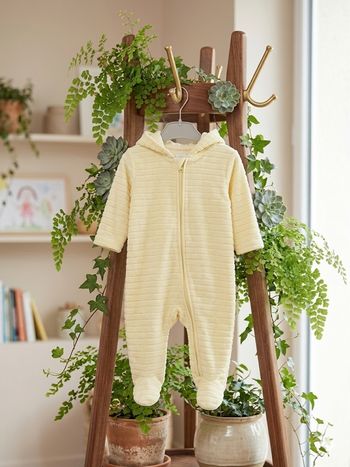 Combinaison polaire à capuche - T3mois - Kiabi 