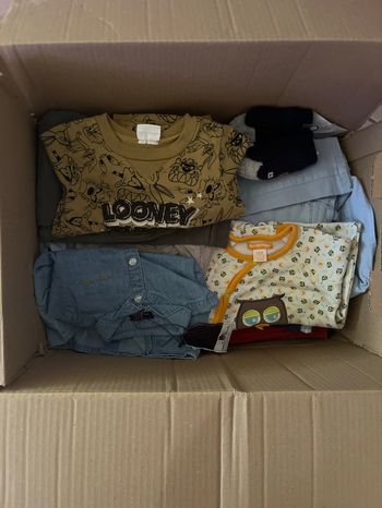 Lot garçons 6 mois au 4/5ans 40pièces 