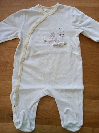pyjama velours 12 mois kitchoun