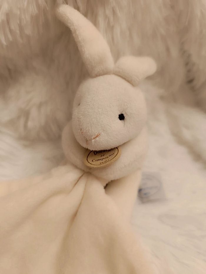 Doudou Lapin mouchoir _ Doudou et compagnie - photo numéro 4