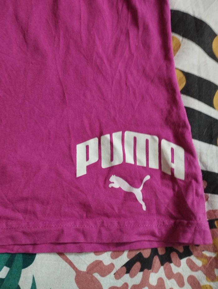 Tee shirt femme de sport puma fushia M - photo numéro 3