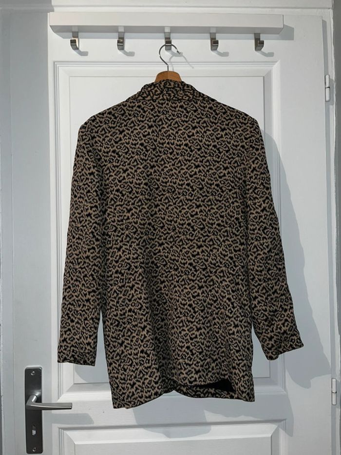 Ensemble veste et pantalon léopard, taille L - photo numéro 5