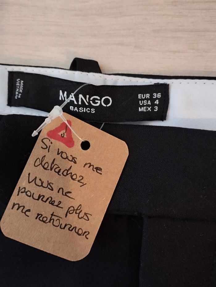 Pantalon Mango taille 36 sobre - photo numéro 8
