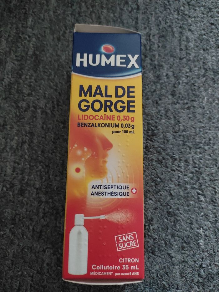 Humex mal de gorge