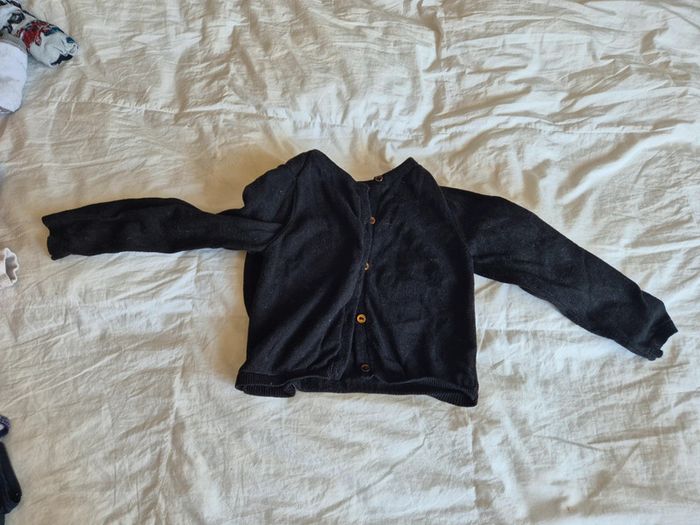 Gilet court fille 3 ans