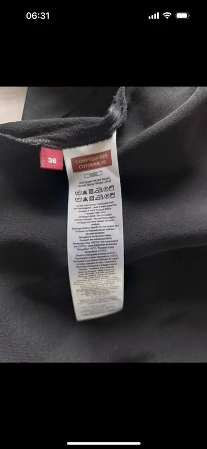 Blouse Tunique Comptoir Des Cotonniers taille 36 - photo numéro 4