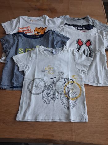 Lot de 5 tee-shirts manches courtes 