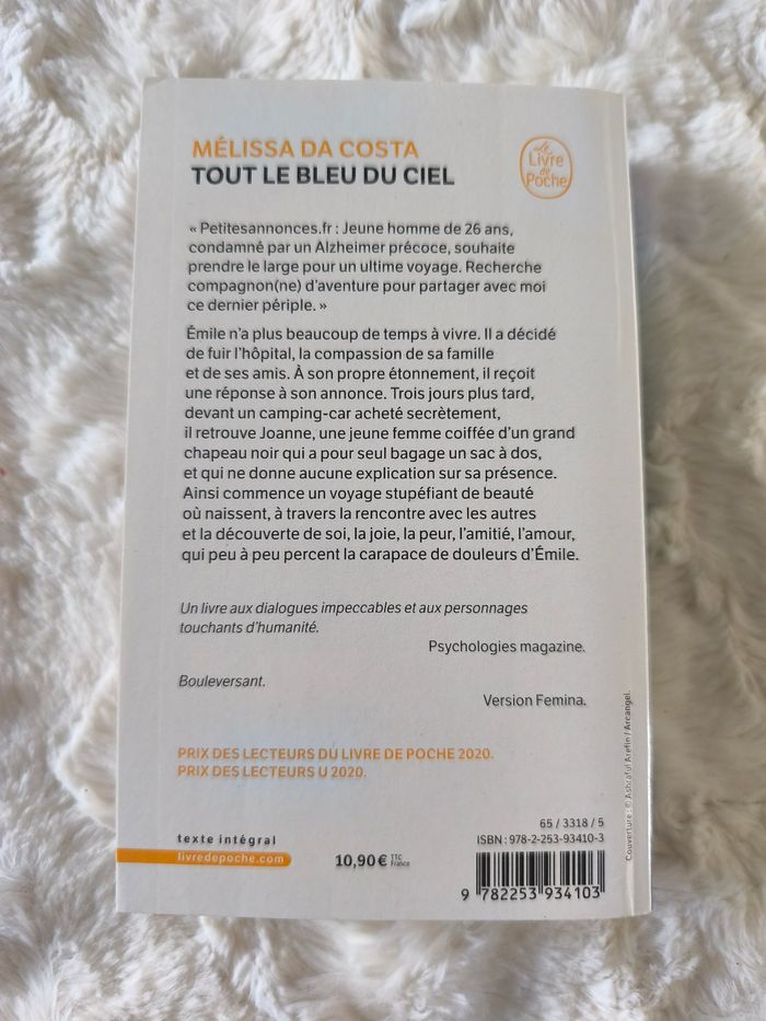 Tout le bleu du ciel Mélissa Da Costa - photo numéro 3