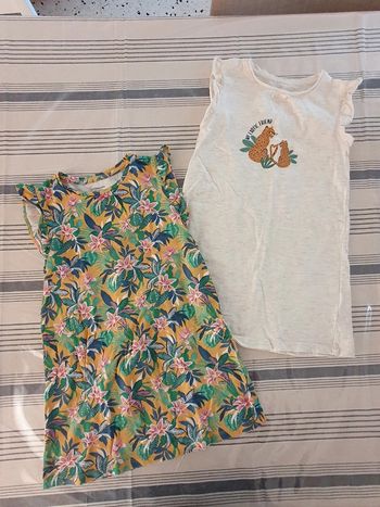 Lot de 2 chemises de nuit Vertbaudet 5 ans