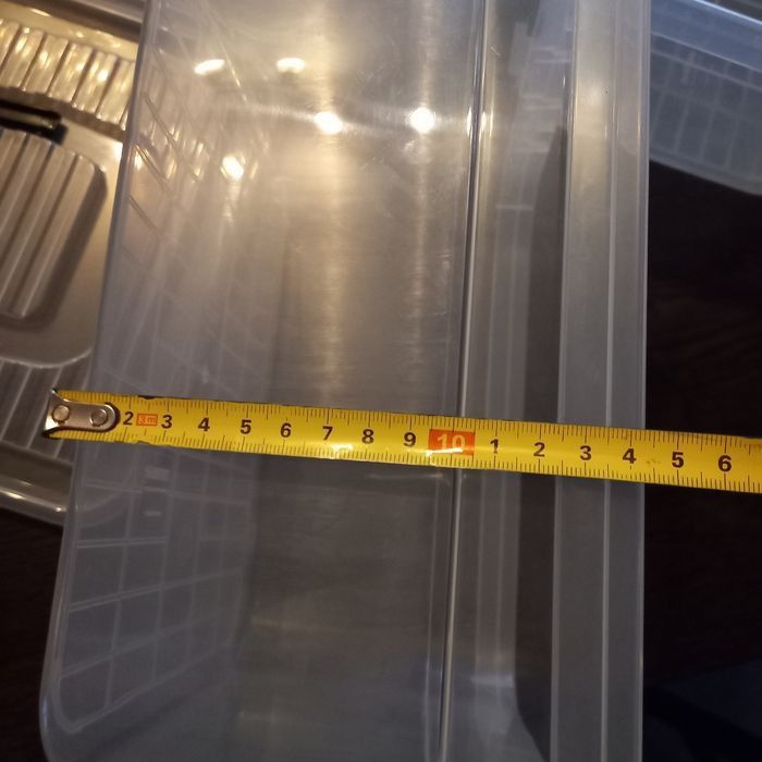 2 x boîtes de rangement en plastique - photo numéro 6