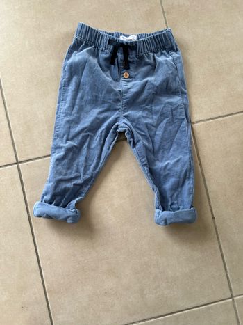 Pantalon épais bleu