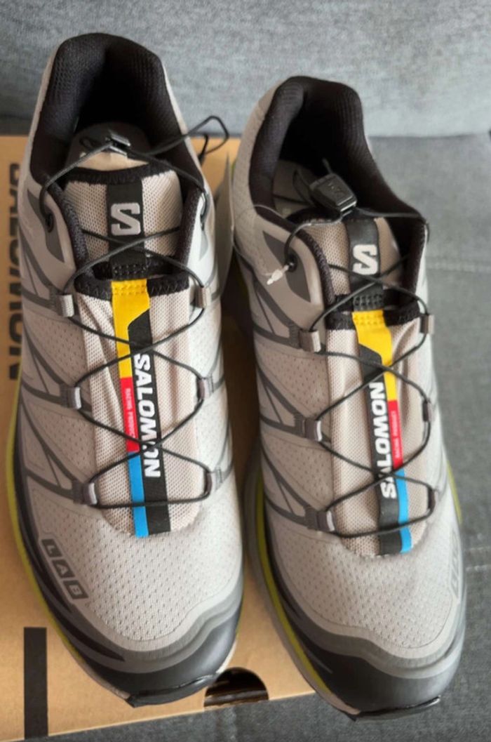 Salomon XT-6 alloy-black - dark citron - photo numéro 2