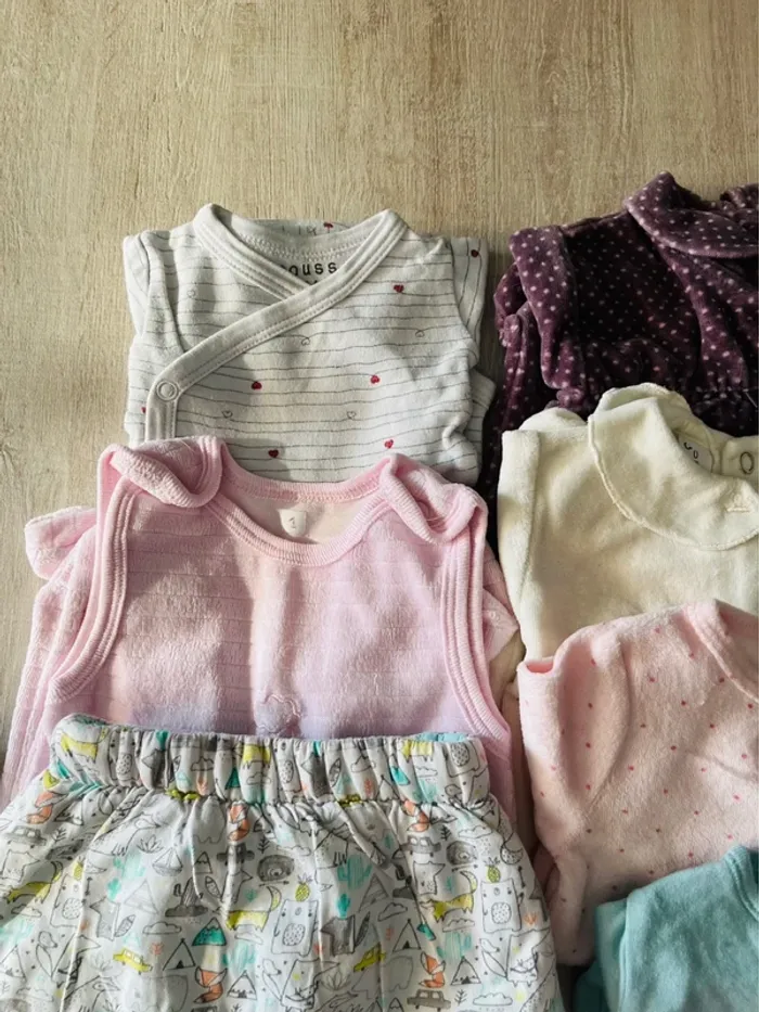 Lot de vêtements automne hiver bébé fille multiple marque - photo numéro 2