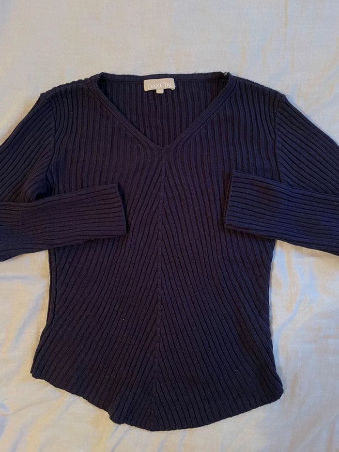 Pull bleu marine Daxon