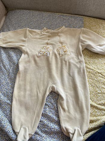 Pyjama velours vintage 6 mois