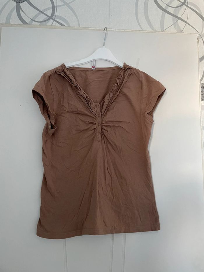 Tee shirt marron 42-44