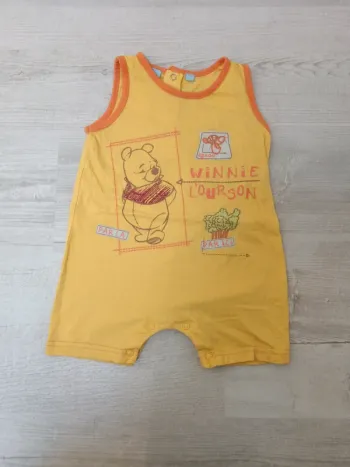 Grenouillère combi short Winnie 12 mois 74cm