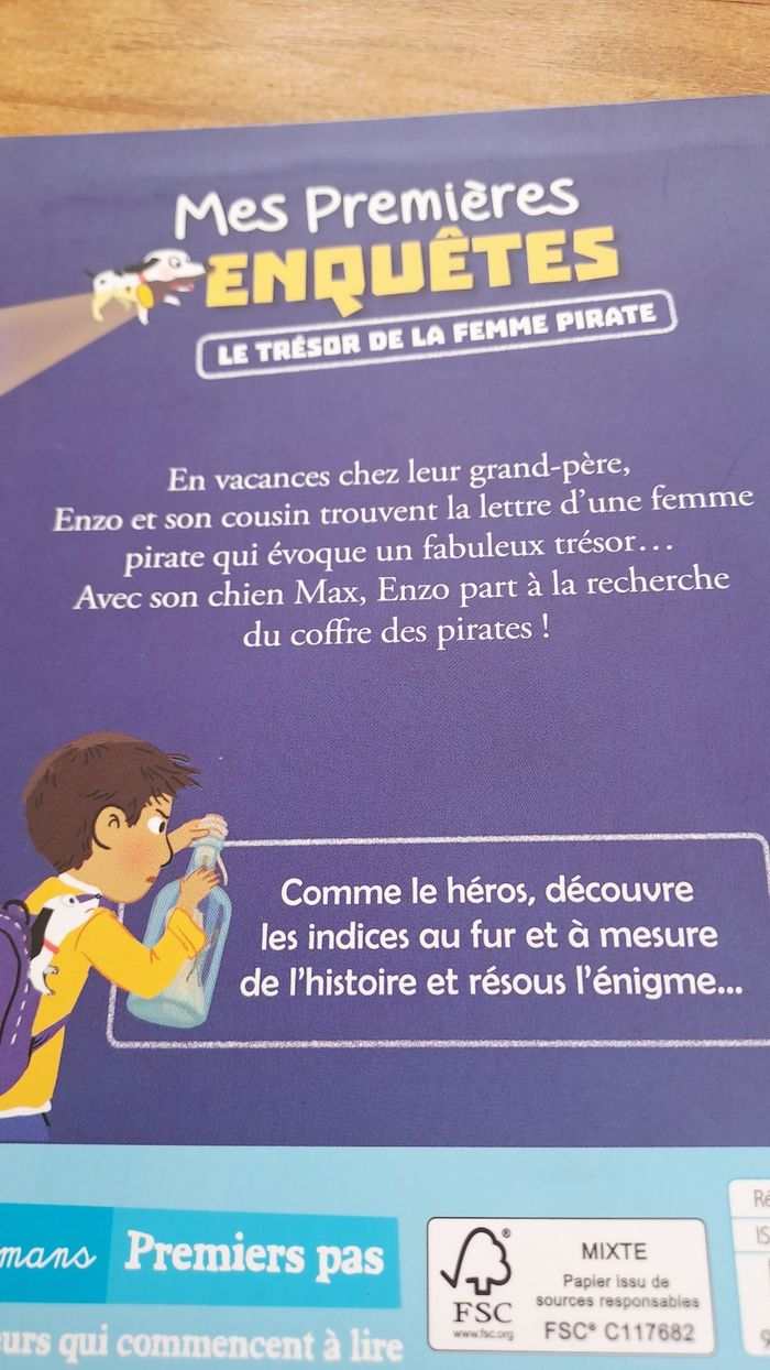 Mes premières enquêtes le trésor de la femme pirate - photo numéro 3