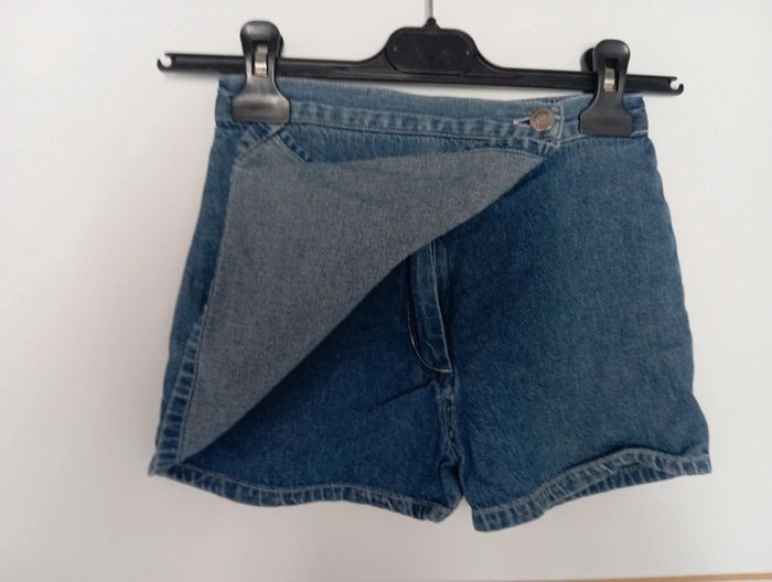 Jupe-short en jean 8 ans - photo numéro 2