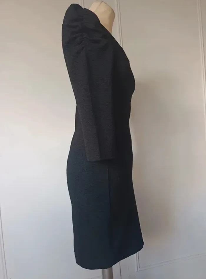 💎 petite robe noire de soirée coquette chic  femme résille à Petit pois t s 36 mim - photo numéro 8