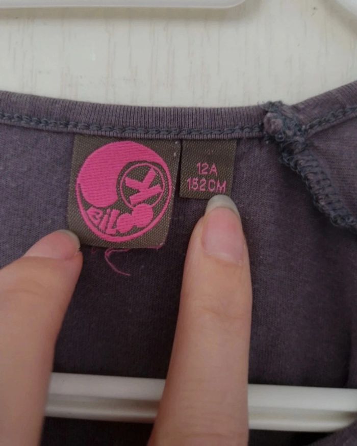 Haut a manche longue gris fille kiabi 12 ans - photo numéro 4