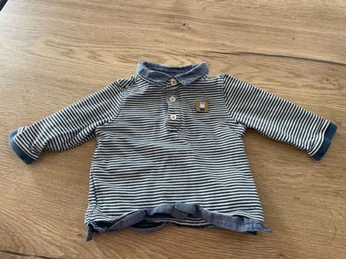 Polo manches longues obaibi 6 mois