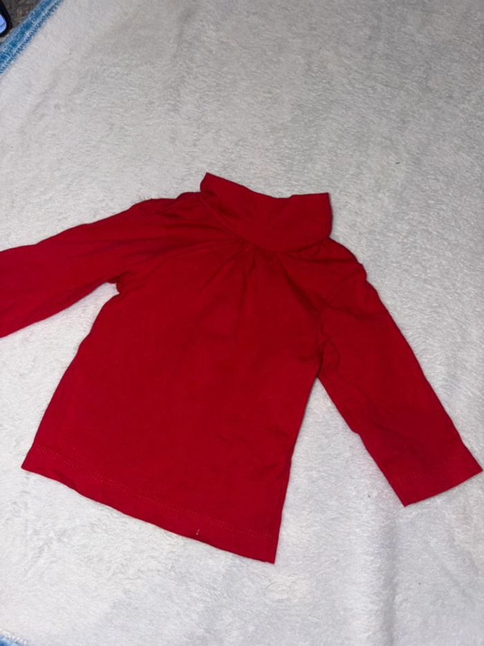 Pull col roulé