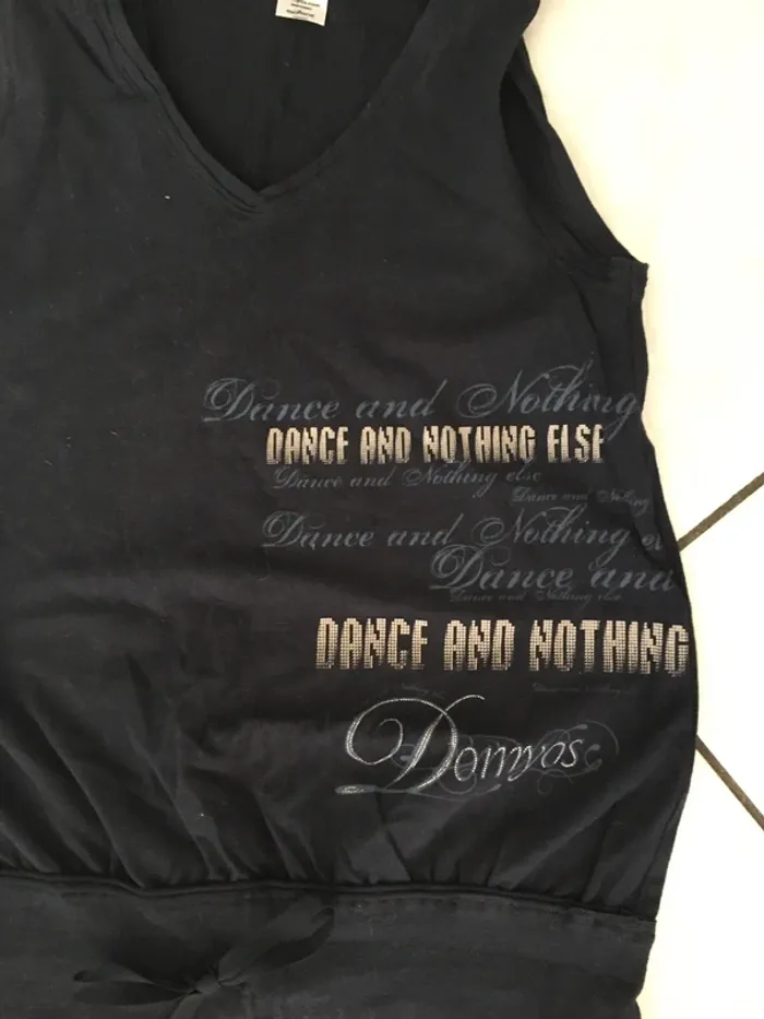 Combishort de danse bleu marine à capuche - photo numéro 3