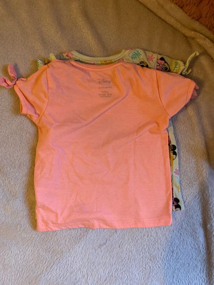 Lot de 2 t-shirt minnie 18-24 mois 92 cm - photo numéro 6