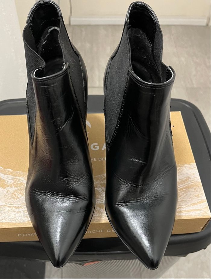 Bottines noire cuir - photo numéro 2