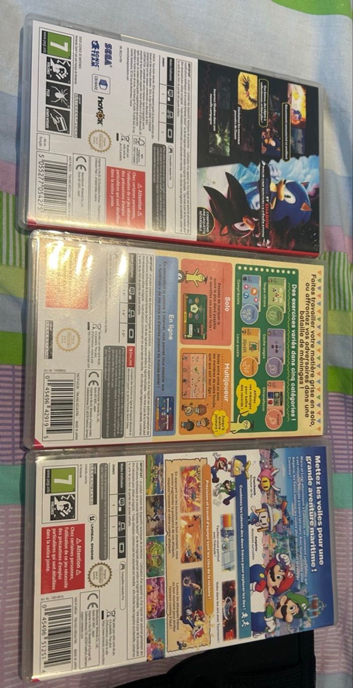 Nintendo switch neuve avec 3 jeux - photo numéro 2