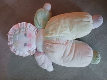 Poupée en tissu couleur pastel 34 cm