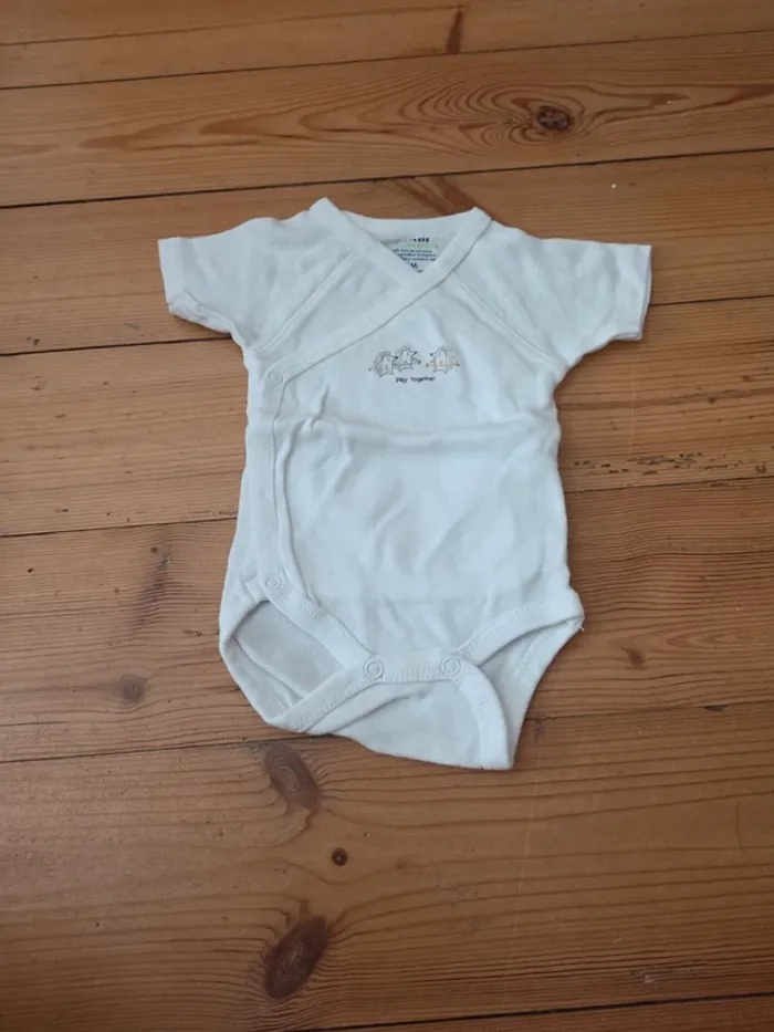 Lot de 8 bodies manche courte en coton - photo numéro 4