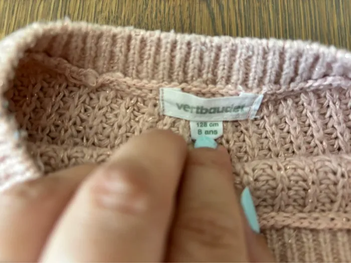 Pull rose pale - photo numéro 2