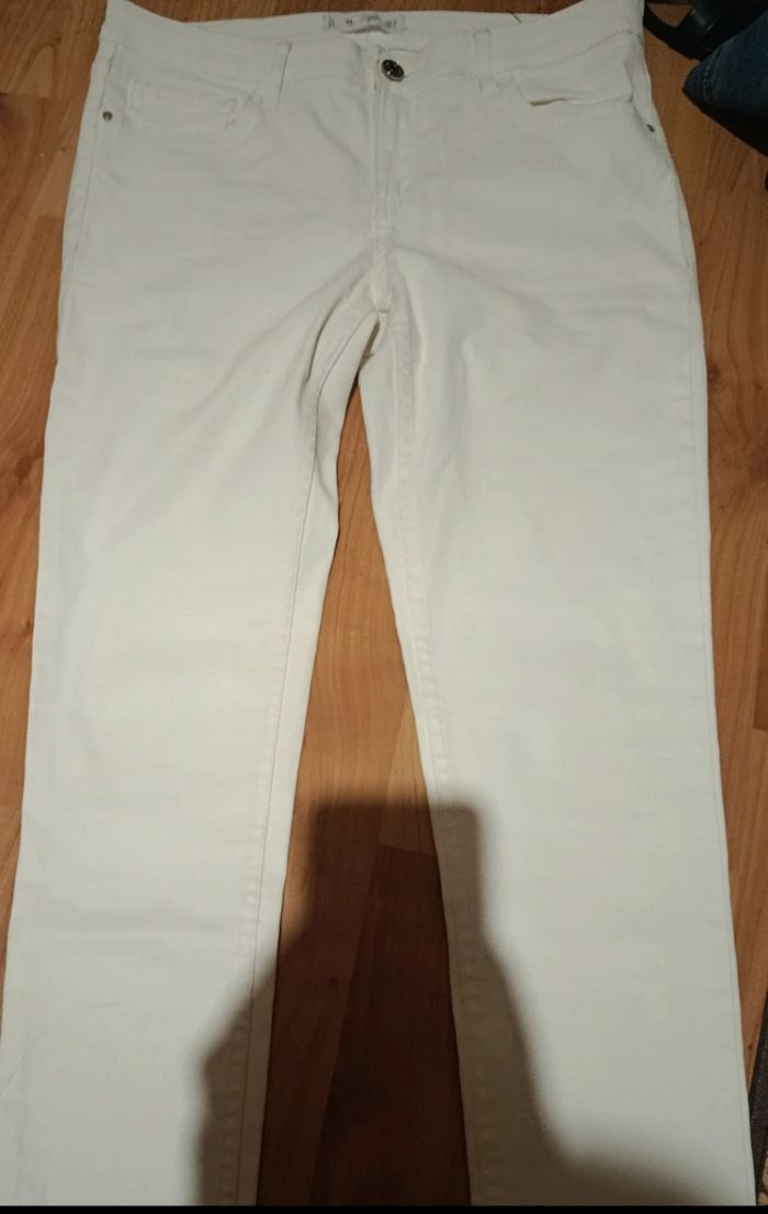👖 Jean blanc Mango – Coupe classique, parfait quotidien ou sorties 😎 - photo numéro 2