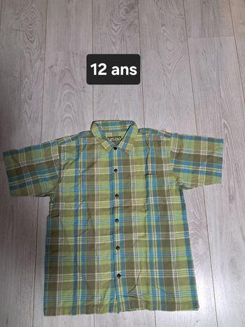 Chemise MC 12 ans riftland