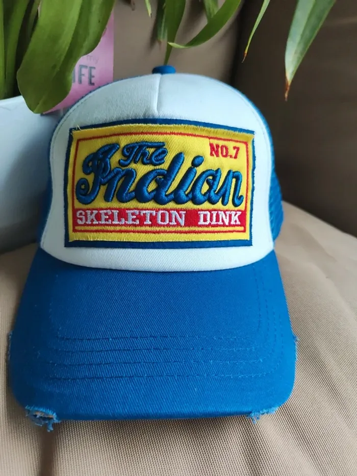 Casquette Trucker The Indian bleue - photo numéro 3