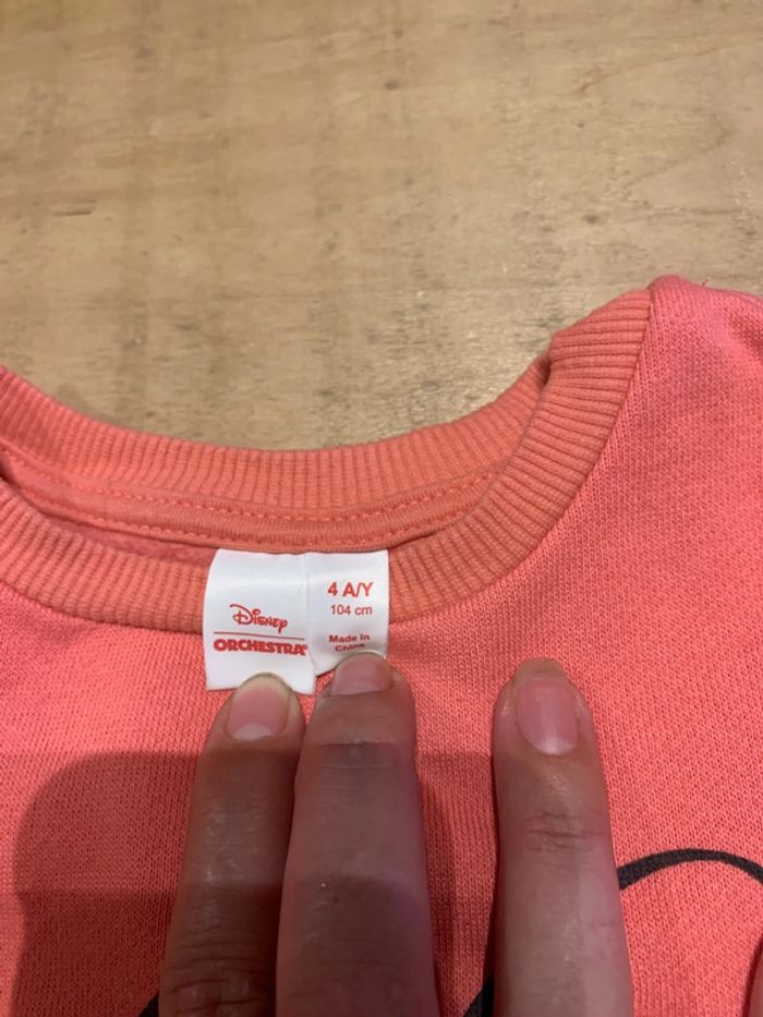 Pull rose Minnie taille 4 ans - photo numéro 4